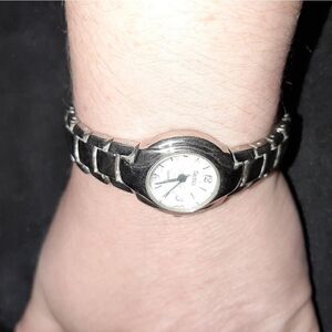 Silver tone tactics watch